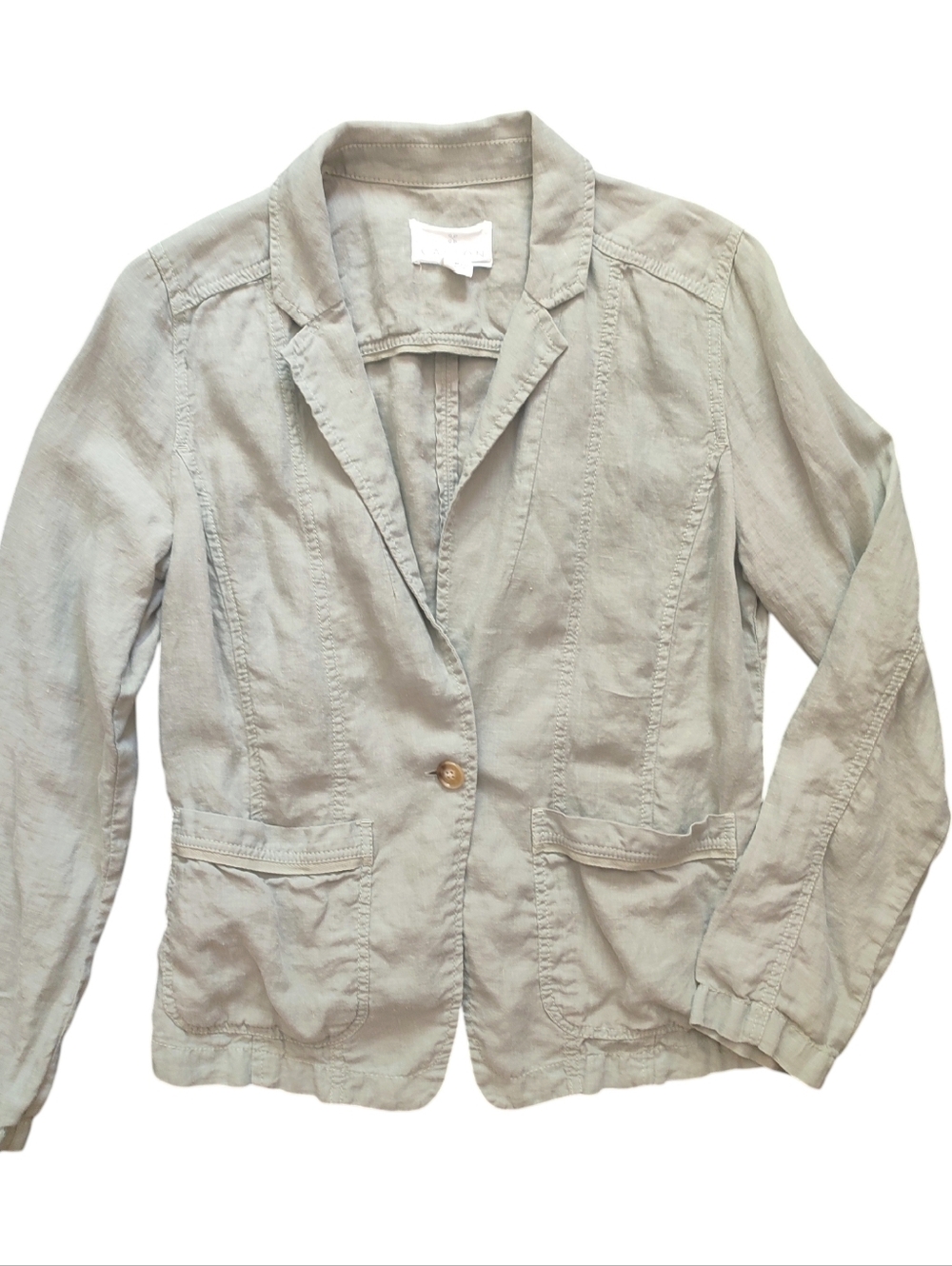 Carlson 100% Linen Blazer Jacket Sage Green Small